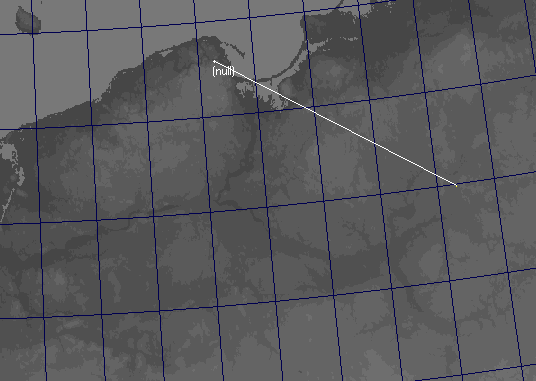 Mapa przedstawiajaca azymut sprites