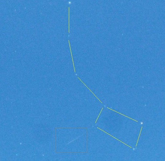 Meteor z roju Ursydów 2011
